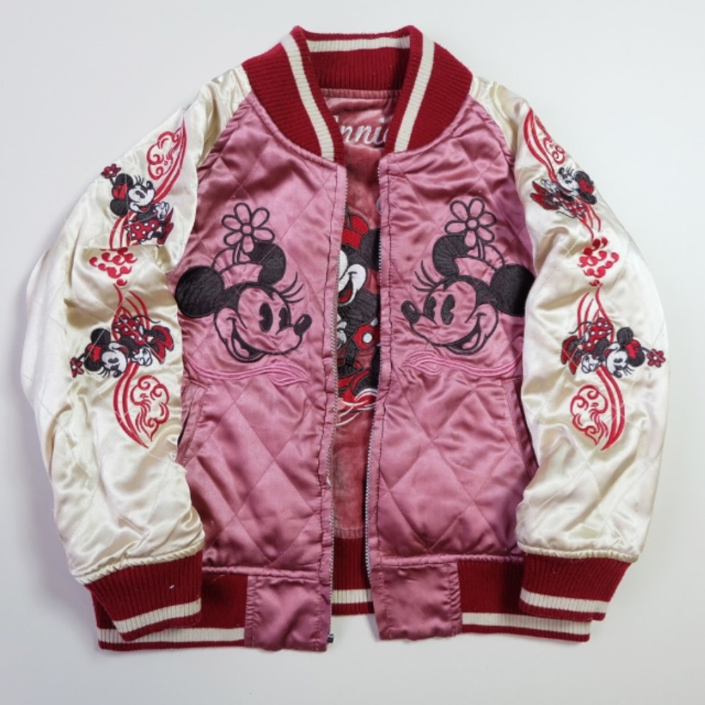 🚫SOLD🚫Sukajan Japan Minnie Mouse bomber jacket